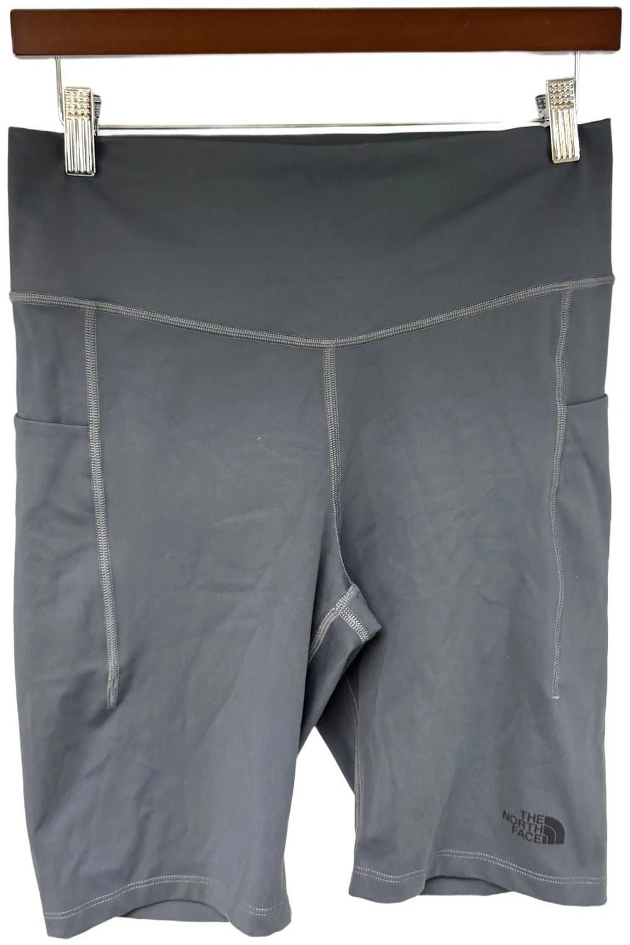 The North Face Women's Motivation High-Rise Pocket 9" Shorts Gray - Regular